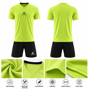 Conjunto de Uniforme de Fútbol Personalizado 2026 para Mujer, Ropa Deportiva Transpirable de Secado Rápido, Poliéster, Equipación de Entrenamiento OEM - Product Image 4