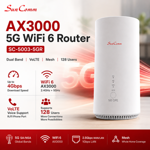 Router CPE SunComm 5G WiFi 6 con Velocidad de 4Gbps y Voz VoLTE para Hogar y Empresas - Product Image 2