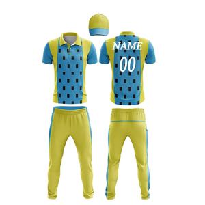 Uniformes de cricket pour hommes de haute qualité du Pakistan, imprimés par transfert thermique, extensibles dans quatre directions, écologiques, respirants, à séchage rapide, grandes tailles - Product Image 6