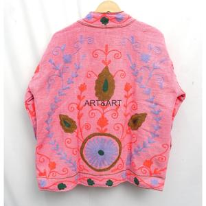 Chaqueta Suzani Bordada a Mano Estilo Boho, Chaqueta Floral, Chaqueta Suzani Bordada, Chaqueta TNT, Ropa de Mujer - Product Image 5
