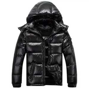 Chaqueta de Plumón Personalizada de Alta Calidad y Moda para Hombre, Chaquetas Acolchadas para Hombre, Invierno, Color Liso con Impresión Puff - Product Image 3