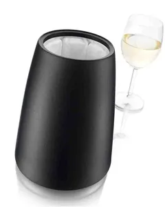 Isolateur de bouteille de champagne professionnel en acier inoxydable à double paroi, refroidisseur de bouteille de vin thermique vintage, fournisseur en gros OEM - Product Image 2