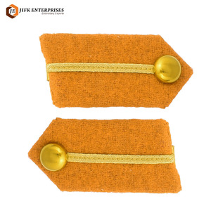 Insignia de hombro profesional para uniforme con diseño de hilo metálico dorado, opciones de diseño personalizadas, bordado para coser - Product Image 3