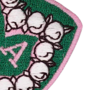 Parche Bordado Rosa y Verde AKA, Termoadhesivo o para Coser, para Sudaderas, Chaquetas, Mochilas y Gorras - Product Image 5