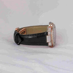 Colección de Relojes de Lujo para Hombre de Calidad Estándar, 42 mm, Claridad VVS, Corte Redondo, Totalmente Adornados con Diamantes Moissanite - Product Image 2