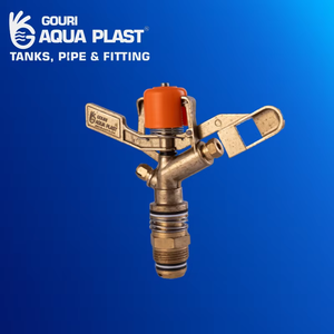 Pistolet pulvérisateur en laiton de 3/4 po, outil d'atomisation d'eau en métal durable pour les applications agricoles et d'irrigation - Product Image 2