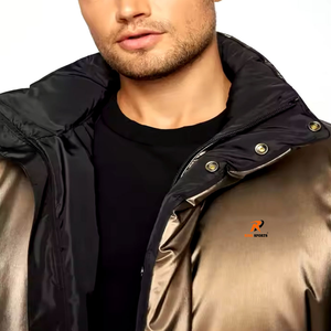 Vestes d'hiver matelassées personnalisées avec logo pour hommes, vente en gros, vestes à bulles élégantes pour hommes, nouvelle mode, manteaux en duvet multicolores pour hommes - Product Image 3