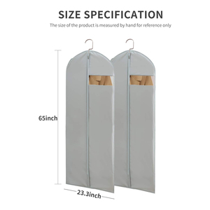 Long Size <b>Wedding</b> Dress Garment Bag with Dustproof and Moisture Resistant Features - Product Image 5