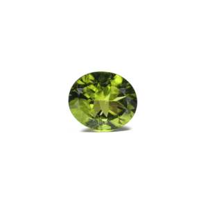 Premium 6.15 Carat Faceted Emerald Cut Peridot Loose Gemstone for Fine Jewelry - Product Image 1
