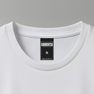 Étiquettes personnalisées découpées au laser sur satin polyester pour étiquettes d'entretien lavables – Marquage élégant avec texture satinée brillante - Product Image 1