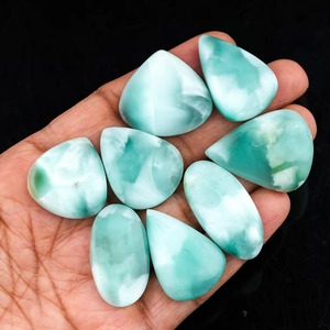 Hemmimorphite naturelle Agate bleue, lot en gros, cabochons, bijoux en vrac, commande personnalisée, fortement recommandé, haute qualité, taille 10-30mm - Product Image 6