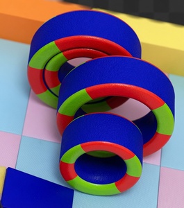 Juego de Plástico Colorido para Jugar en Interiores con Bloques de Construcción y Cuadrícula Numerada para Área de Juegos Infantiles - Product Image 2