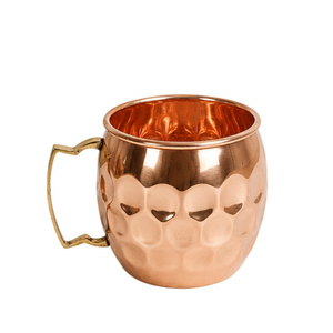 Tasses en cuivre écologiques avec logo personnalisable, fabriquées à la main, style classique, mug à bière Moscow Mule, cadeau d'affaires, prix compétitif - Product Image 1