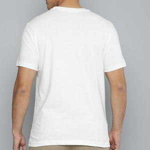 Men's White <b>Half</b> <b>Sleeve</b> O-Neck T-<b>Shirt</b> Oversized Fit 100% Cotton Jersey Casual Breathable Quick Dry Knitted Design 230g - Product Image 2