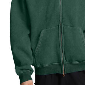 Sudadera con Capucha Oversize de Felpa Lavada al Ácido Personalizada al por Mayor, 100% Algodón, Impresión Digital, Esencial de Invierno, Estilo Urbano para Hombre - Product Image 6