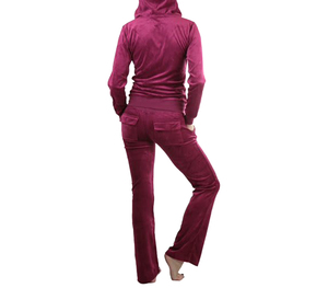 Conjunto Deportivo Ligero y Transpirable para Mujer, Diseño Personalizado, Sudadera con Capucha de Forro Polar, Top Corto y Pantalones, Diseño 2 en 1, Más Vendido - Product Image 5