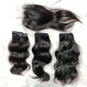 ผมแท้จากอินเดียใต้ ยี่ห้อ JAE แบบ Remy Temple Wavy  ถักสองชั้น  แบบ Single Drawn  ไม่ผ่านการแปรรูป  ความยาว 24 นิ้ว  แบบเทปต่อผม  น้ำหนัก 100 กรัม  ผลิตจากโรงงาน - Product Image 6