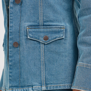 Trending Women's Premium Woolen Denim Business Suits <b>Blazer</b> Tailored Jacket Long Solid Pattern Customizable Office Single <b>Button</b> - Product Image 5