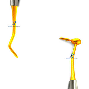 Juego de Instrumentos Dentales de Titanio y Oro Compuesto CIG 6, Herramientas de Relleno Antiadherentes, Ergonómicas, Ligeras y Manuales - Product Image 3