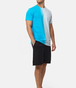 Regular Fit Breathable Knitted Casual Wear Soft Spandex Polyester <b>Short</b> Sleeve Sublimation Men's Rash Guards <b>Swimsuit</b> New - Product Image 1