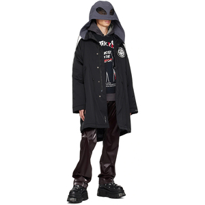 OEM <b>Men's</b> Stylish Streetwear Regular Fit Vintage <b>Pullover</b> Hoodie Ripped Distressed Frayed Printed Rhinestone Eco-Friendly Fleece - Product Image 1