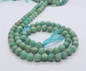 AAA Amazonite Smooth Round Beads 7-8MM Amazonite Gemstone <b>Balls</b> 13 Inch Amazonite Round Shape Loose Beads For Jewelry Making - Product Image 5