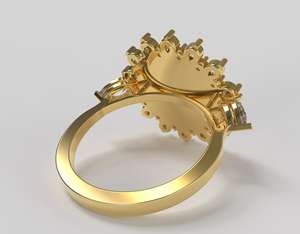 Anillo Escolar BOJ 081, Anillo Universitario y de Colegio, Anillo de Graduación para Mujer, Anillo Personalizado con Año de Graduación, Anillo en Oferta a Bajo Precio - Product Image 4