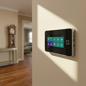 Système d'alarme anti-intrusion et incendie intelligent WiFi double réseau Sudex Portable ABS avec écran tactile 4,3 pouces Tuya - Product Image 4