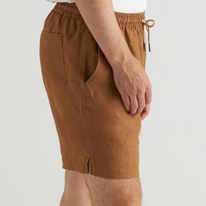 Shorts d'été en coton épais pour hommes avec logo personnalisé, vente en gros, respirants, décontractés, streetwear, vêtements personnalisés, fabricant - Product Image 2