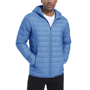 Hot Selling Custom Printed Men <b>Padded</b> Bubble Jacket Warm Winter Puffer <b>Coat</b> Outdoor Men Winter Jacket Manufacturer - Product Image 4