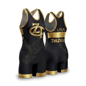 Combinaisons de lutte pour femmes PRO, durables, respirantes, avec coutures renforcées à points plats, uniformes de lutte de compétition pour femmes - Product Image 4