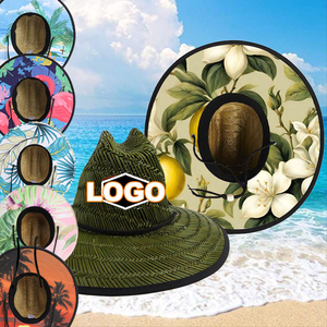 Unisex <b>Floppy</b> Wide Brim Straw <b>Hat</b> with Ribbon & Rope Elegant Summer Beach Custom Embroidery OEM Wholesale Factory Supplier - Product Image 3