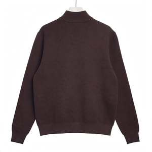 Sudadera de hombre SPINE CRAFT con cuello alto, estilo casual, de manga larga, transpirable, de felpa francesa, con cremallera de un cuarto, en varios colores. - Product Image 3