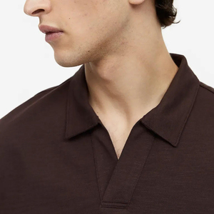 Camiseta Polo de Corte Regular para Hombre, Algodón Piqué, Transpirable, Cómoda, Manga Corta, Informal, para Uso Diario - Product Image 5