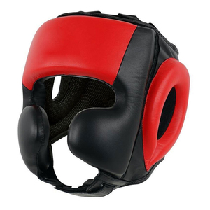 High Quality Leather <b>Head</b> Guard for Boxing Professional <b>Training</b> Unisex Breathable & Eco-friendly - Product Image 1
