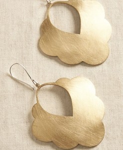 Elegant Handmade Brass <b>Drop</b> Earrings Vintage Hoop For Wedding Festive Party 2026 Trending Women Ethnic Fashion Jewelry Statement - Product Image 1