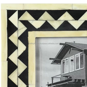Modern <b>Picture</b> Holding Photo <b>Frame</b> Bone Inlay and Horn inlay Photo <b>Frames</b> Hand made Indian Handicrafts Funeral Decor Photo <b>Frame</b> - Product Image 2
