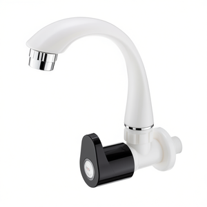 Lexa Polished Black Sink <b>Tap</b> Water <b>Tap</b> for Bathroom Kitchen Utility and Hospital Use Basin Mixer Faucet Type - Product Image 2