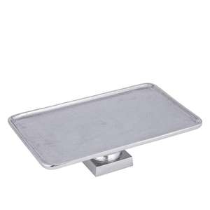 Bandejas de Aluminio Estilo Pedestal, Forma Ovalada, Bandejas Decorativas, Juegos de Regalo, Platos para Servir Postres, Dulces, Caramelos, Decoración para Mesa de Fiesta - Product Image 3