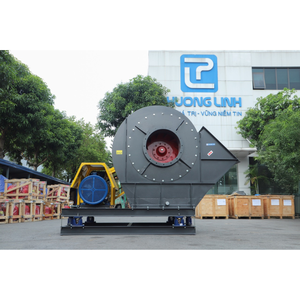 Ventilador centrífugo de extracción independiente con transmisión por correa Phuong Linh para caldera industrial y horno de túnel de ladrillo CPL-3-NoI - Product Image 1