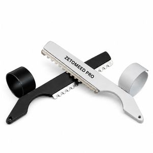 Custom Logo Finger <b>Razor</b> Stainless Steel Finger Ring Hair Shaping & Thinning <b>Razor</b> for Barbers Customized Color / Custom Packing - Product Image 6