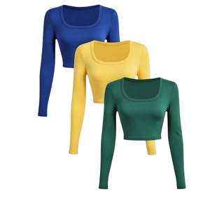 Camiseta Corta Ecológica de Alta Calidad para Mujer, 210 g/m², 100 % Algodón, Impresión de Logotipo Personalizado, Top Corto OEM Bangladesh - Product Image 1