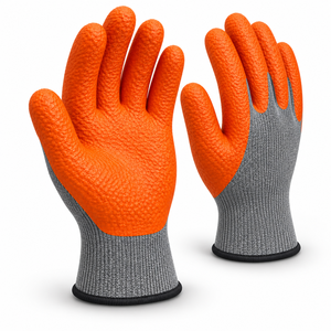 Les gants à revêtement en latex offrent une manipulation sécurisée, un mouvement confortable et une protection solide de la paume pour les tâches industrielles et d'entrepôt. - Product Image 3