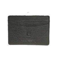 Dompet Kantor Kantor Kerja Pria dengan Kantong Transparan Mini untuk Kartu ATM, Debit, Kredit, ID, Dokumen, dan Kartu Metro Bus yang Trendy dan Terbuat dari Kulit.