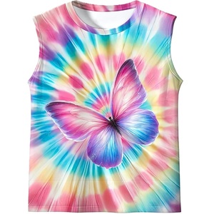 เสื้อท็อปส์ ท็อปส์ท็อปส์ ผ้าฝ้าย 100% น้ำหนัก 160 กรัม/ตร.ม. สีพื้น สีสันสดใส พิมพ์ลายดิจิทัล สไตล์ลำลอง ผู้ผลิตเสื้อผ้าลำลองจากบังกลาเทศ - Product Image 3