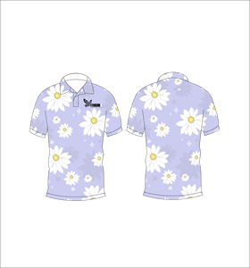 เสื้อโปโลพิมพ์ลายดอกไม้แบบกำหนดเอง แขนสั้น สวมใส่สบาย เหมาะสำหรับกอล์ฟ เทนนิส ชุดทีมฤดูร้อน - Product Image 6