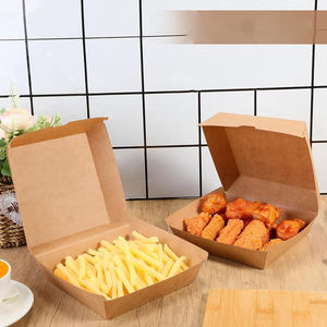 Heavy-Duty Foil-Lined Kraft Burger <b>Boxes</b>, Easy Fold Eco-Friendly Kraft Burger <b>Boxes</b> Premium Kraft Burger <b>Boxes</b> - Product Image 6