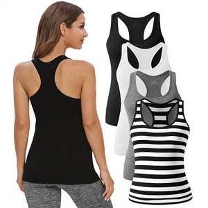 Camiseta sin mangas lisa para mujer, chaleco informal sin mangas, ropa básica de verano suave y elástica - Product Image 2