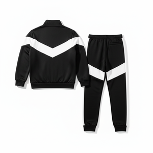Vintage Strip <b>Tracksuit</b> Men's Jogging Full <b>Tracksuit</b> ,Hoodies Gym Contrast Fleece Joggers Set <b>Tracksuit</b>, Slim Fit Men <b>Tracksuit</b> - Product Image 6
