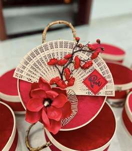 Panier en bambou, artisanat en bambou, conteneur tissé en bambou pour collations, bijoux, décoration intérieure, usage domestique au Vietnam, emballage cadeau - Product Image 2